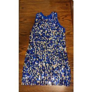 Revolution Blue Sequins Jazz Dance Costume